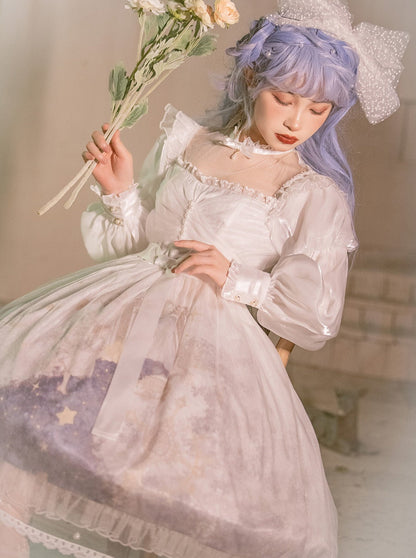 White Super Fairy Elegant Dress
