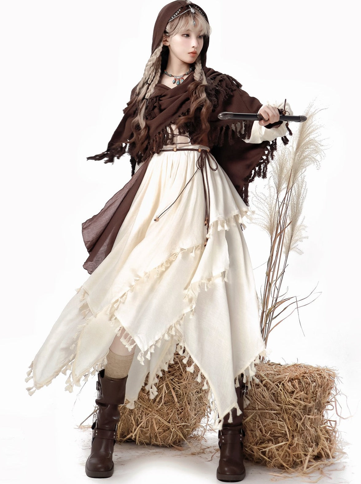 Style Dress Exotic Vest Cape