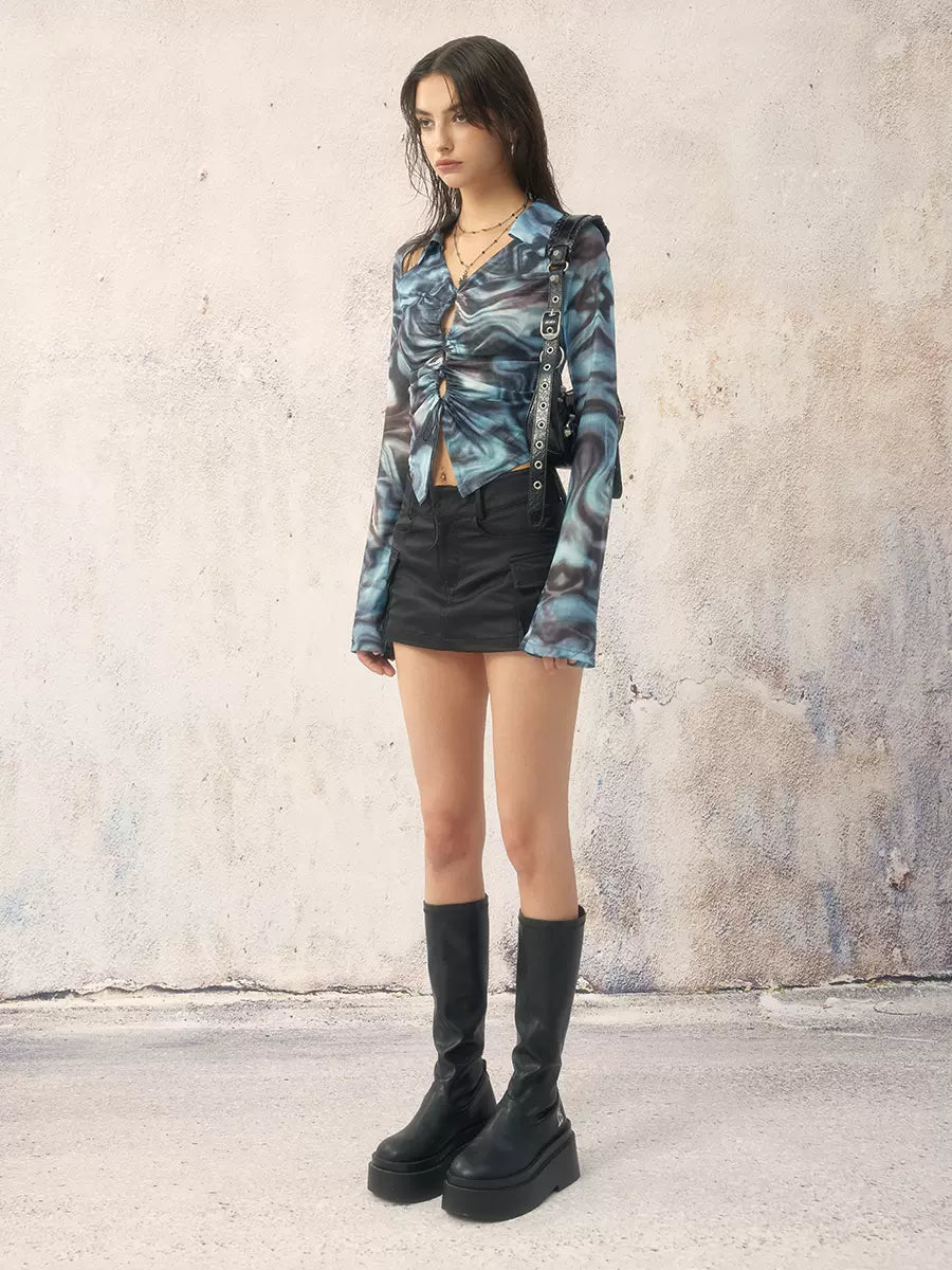 Shirt Blue Dark Mode