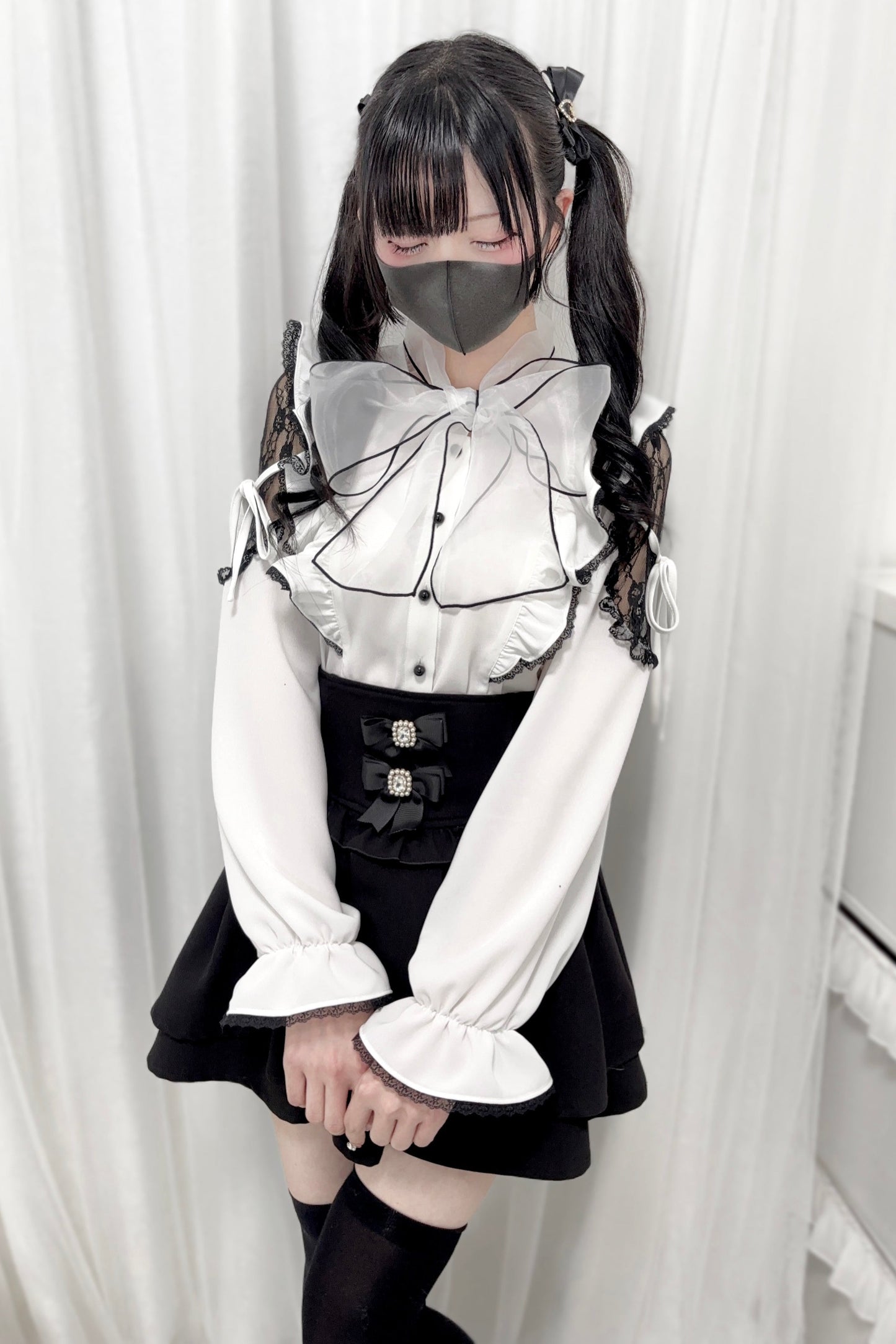 Big blouse mine ribbon