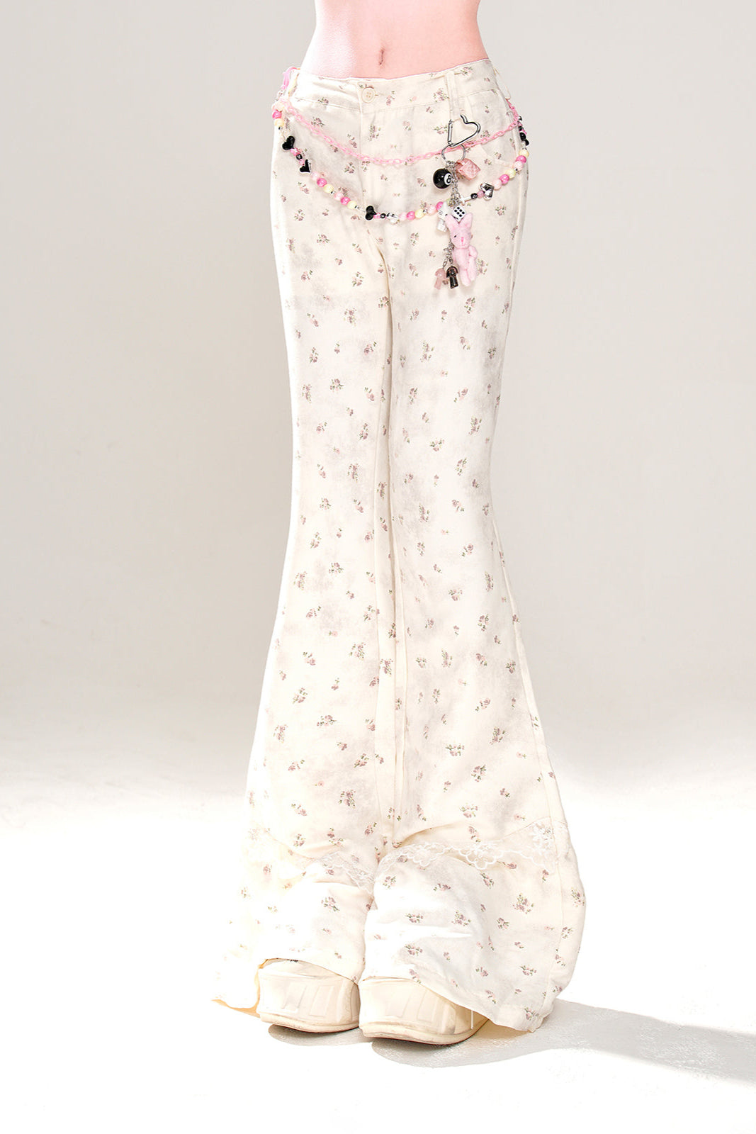 Pants Floral Trouser Flared