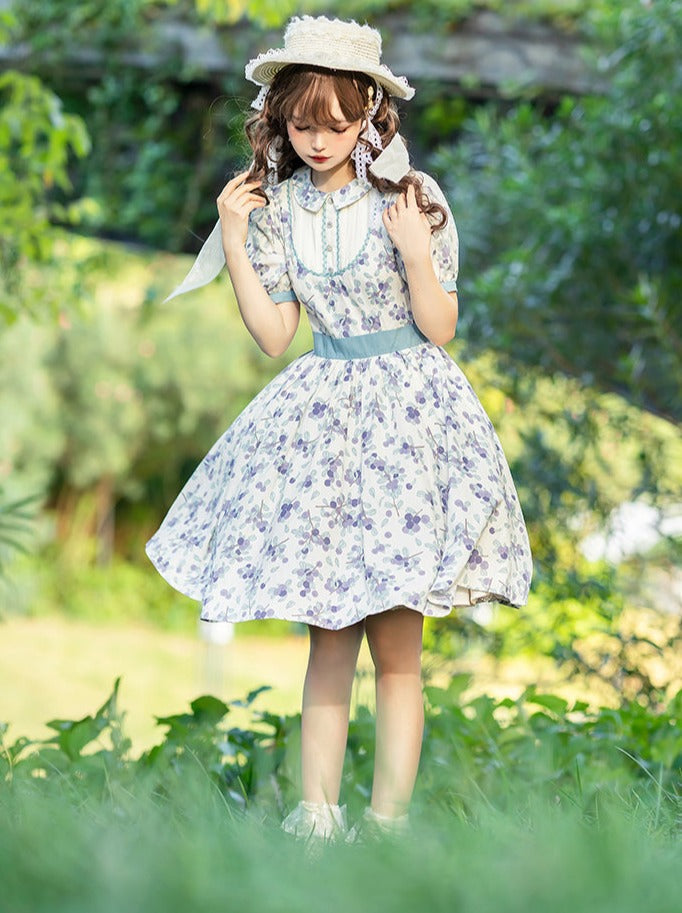 Summer Dress Flower Apron Flower + Retro