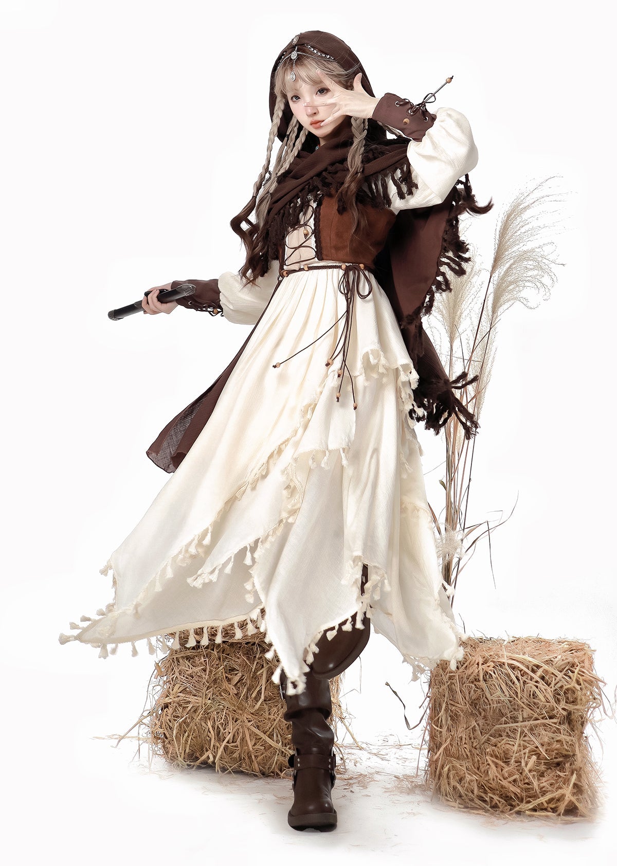 Style Dress Exotic Vest Cape