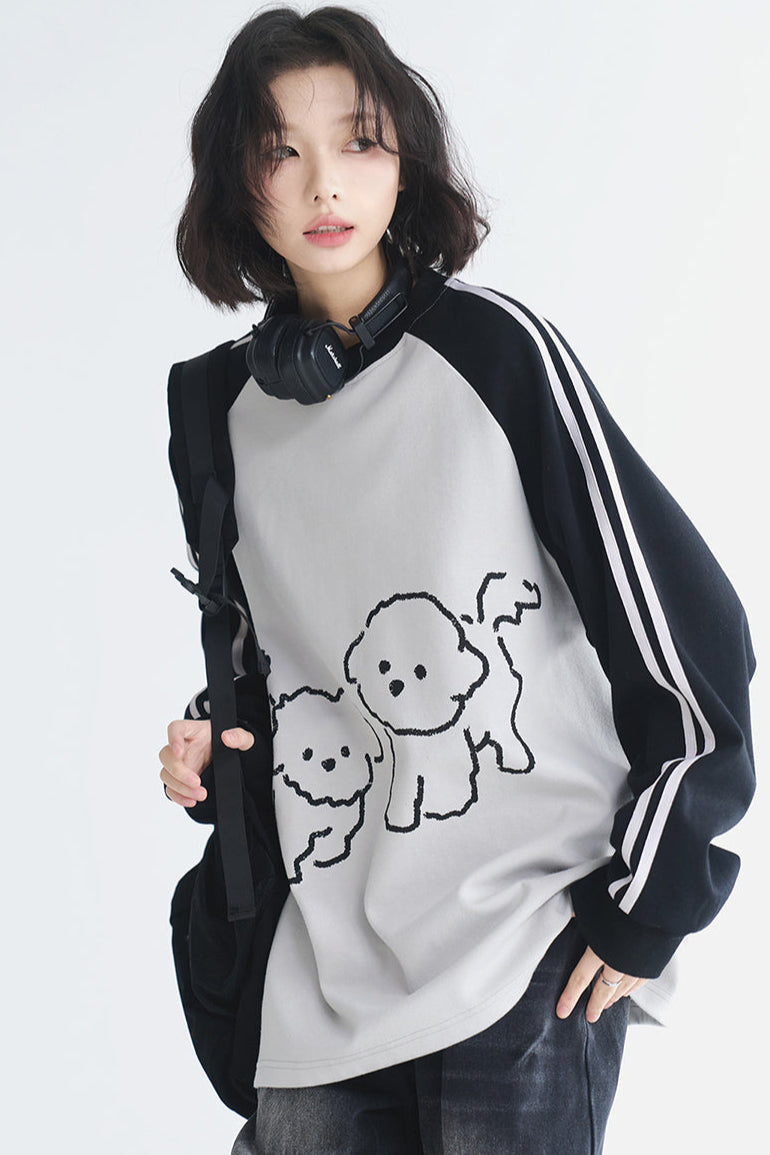 Printed Crush Sweater