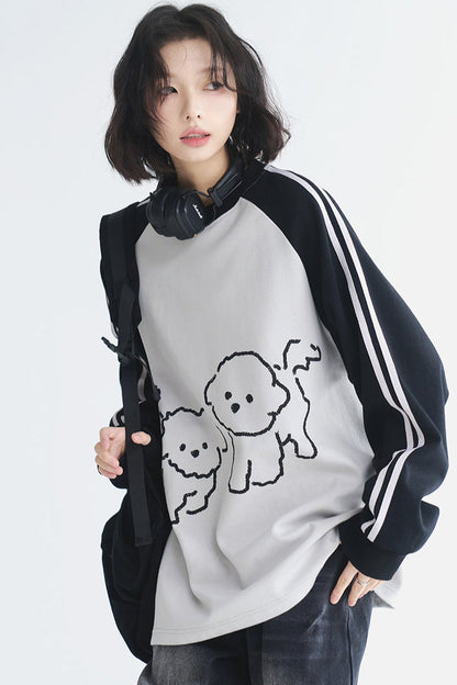 Printed Crush Sweater