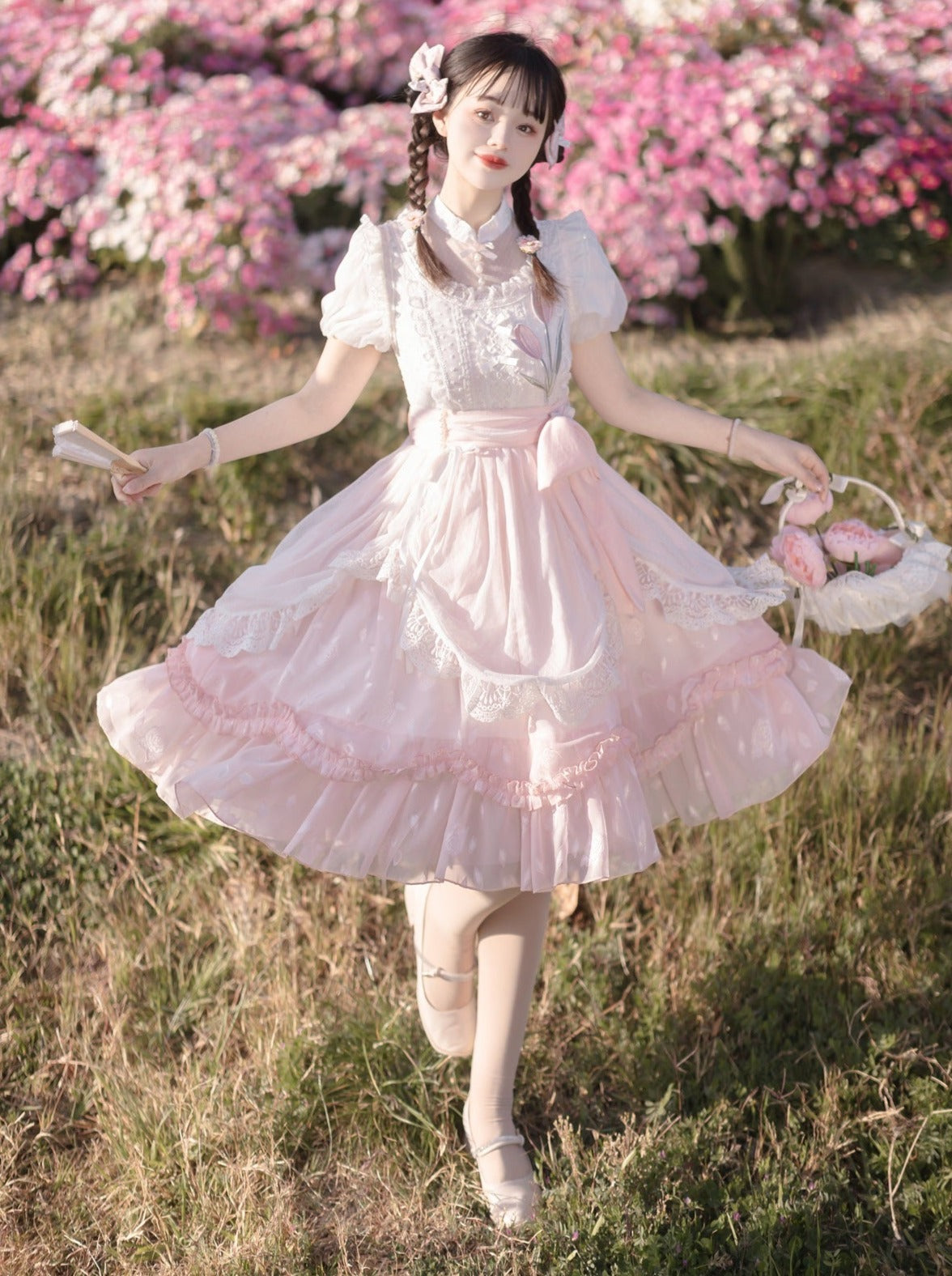 Lolita Tulip Dress Girly Sweet Summer