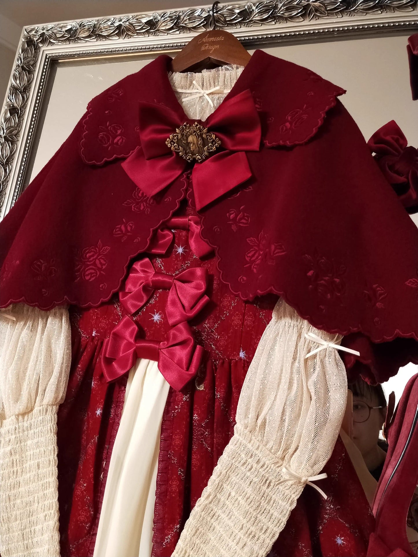Lolita Cape Dry Doll Antique Embroy Cape
