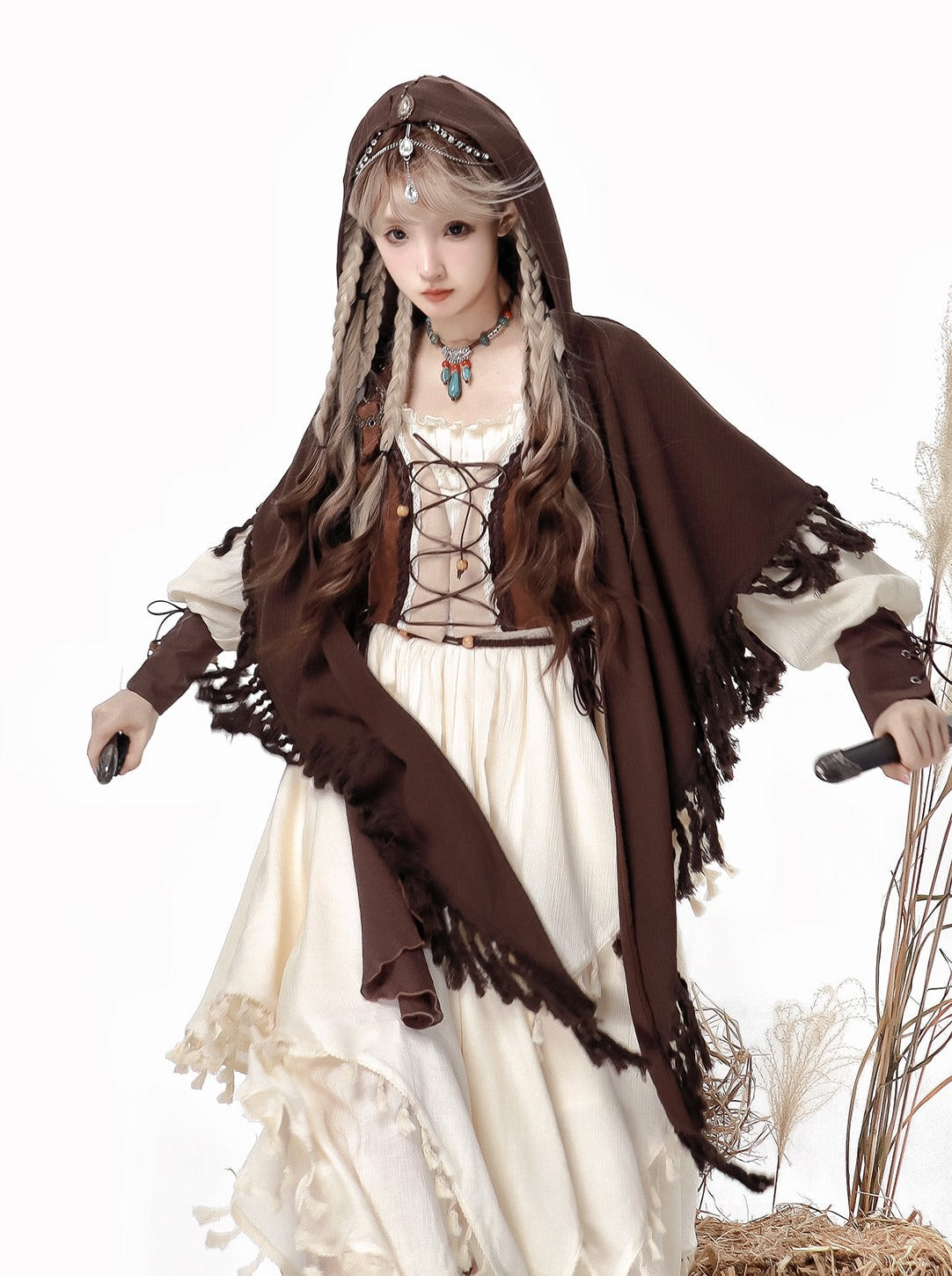 Style Dress Exotic Vest Cape