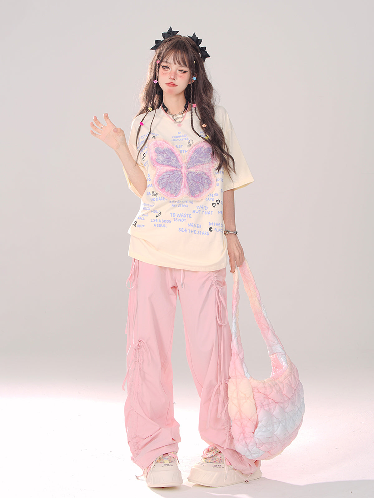 Drawstring Pants Loose Casual