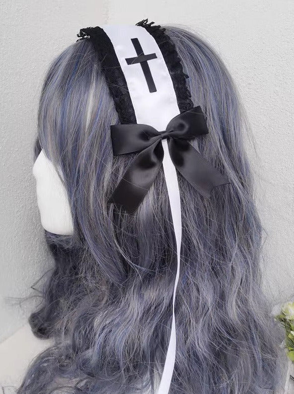 Halloween Sister Cross Subculture Dress Set Lolita