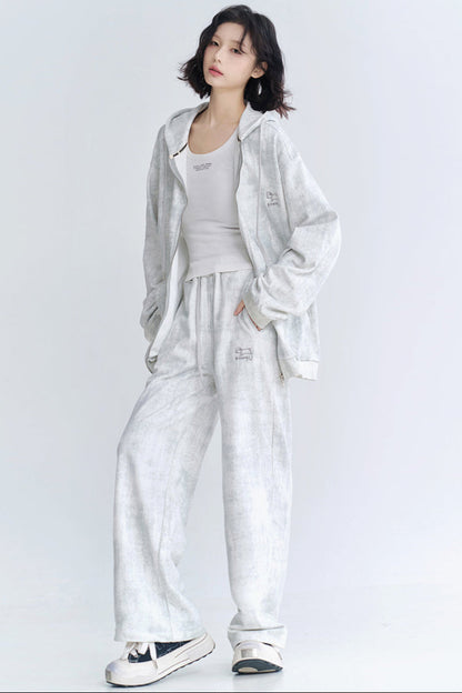 Cardigan Fit Relaxed Hoodie Setup