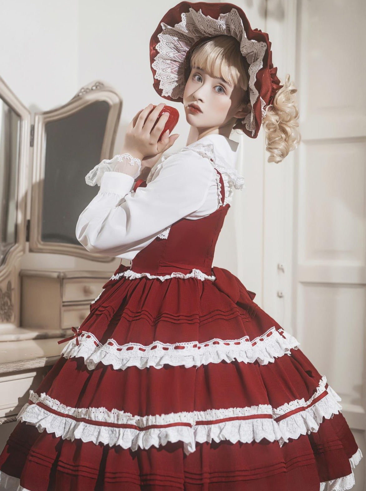 Suspender Dress Design Lace-up