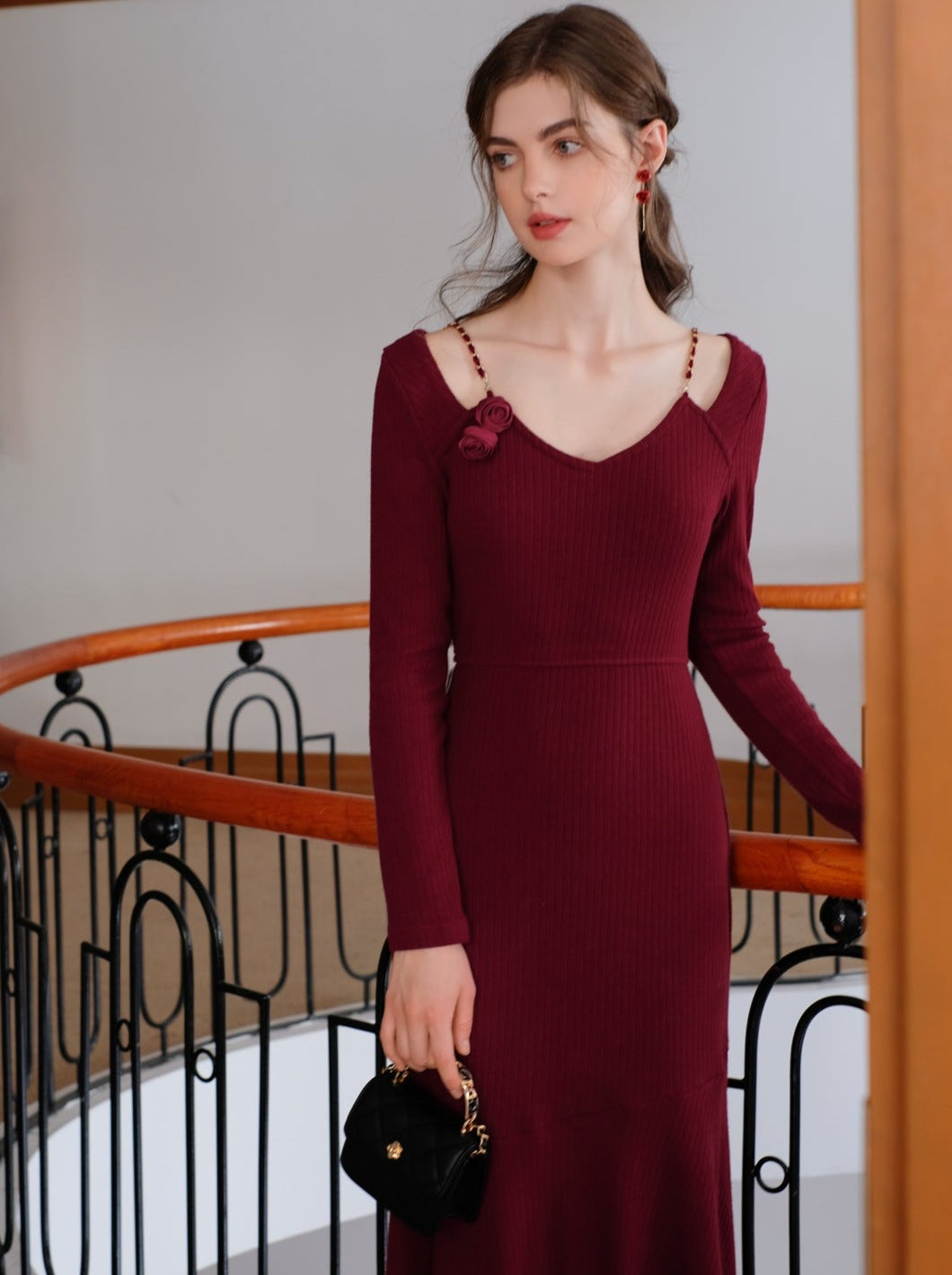 Camisole Rose Rose Flower Queen Dress Cardigan