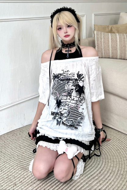 Slash T-Shirt Shoulder