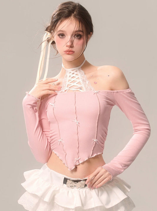 Top Ribbon Sweet Little Asymmetrical
