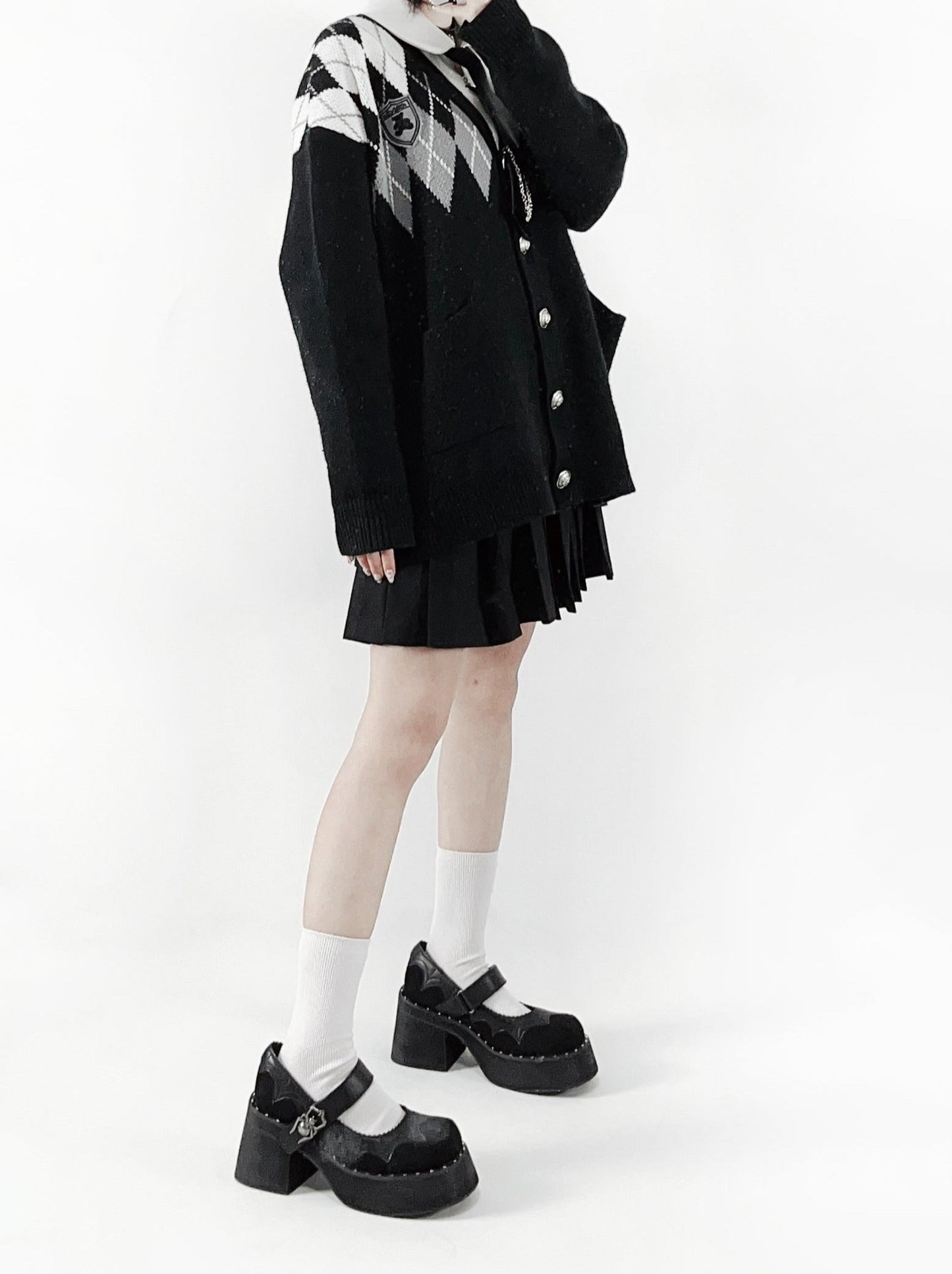Chaussures Goth Spider à plateforme sombre sous-culture