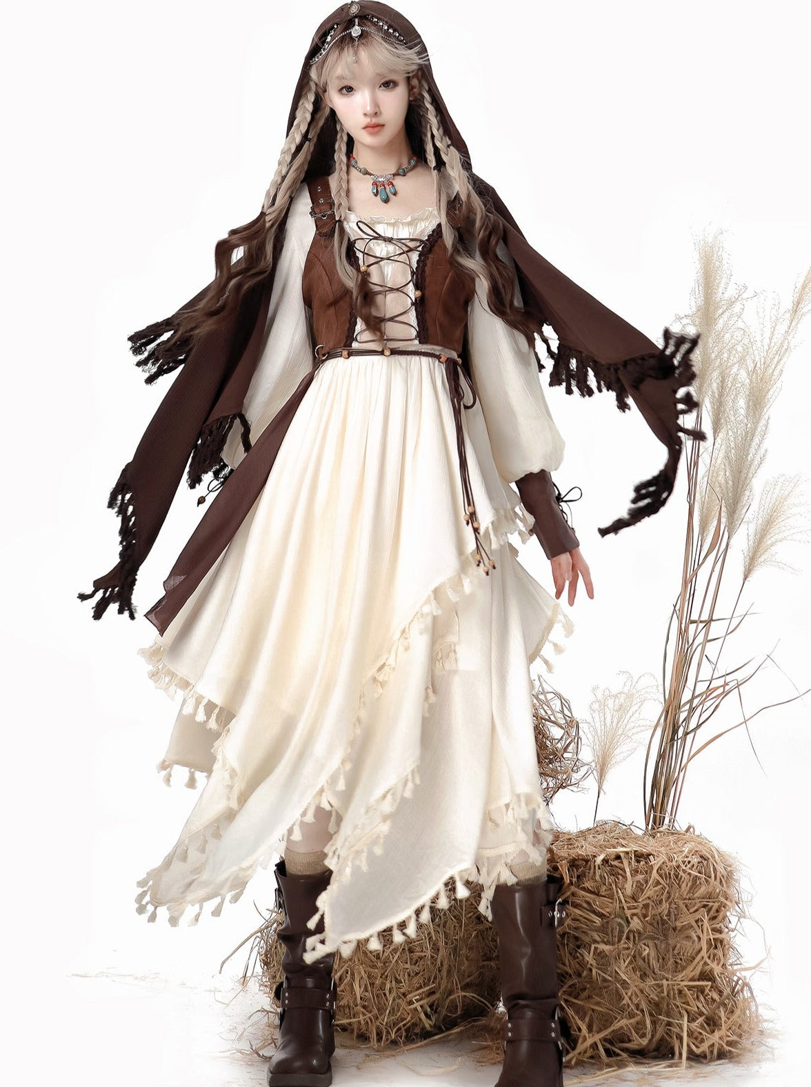 Style Dress Exotic Vest Cape