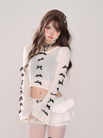 Triple Sheer Tops Ribbon