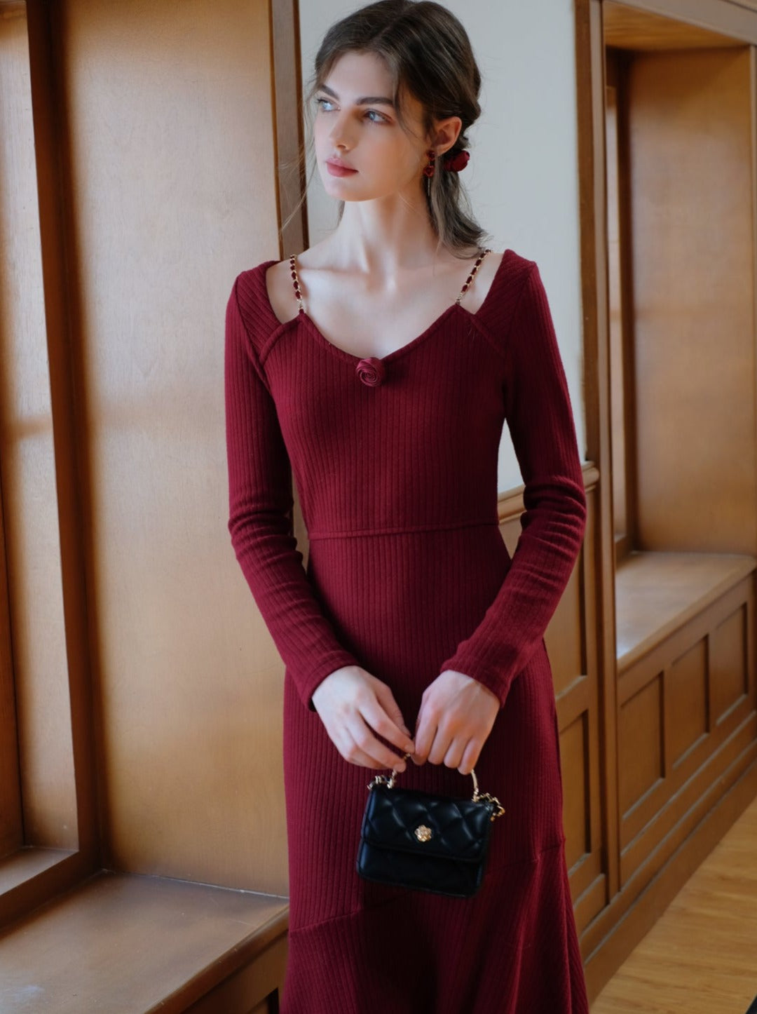 Camisole Rose Rose Flower Queen Dress Cardigan