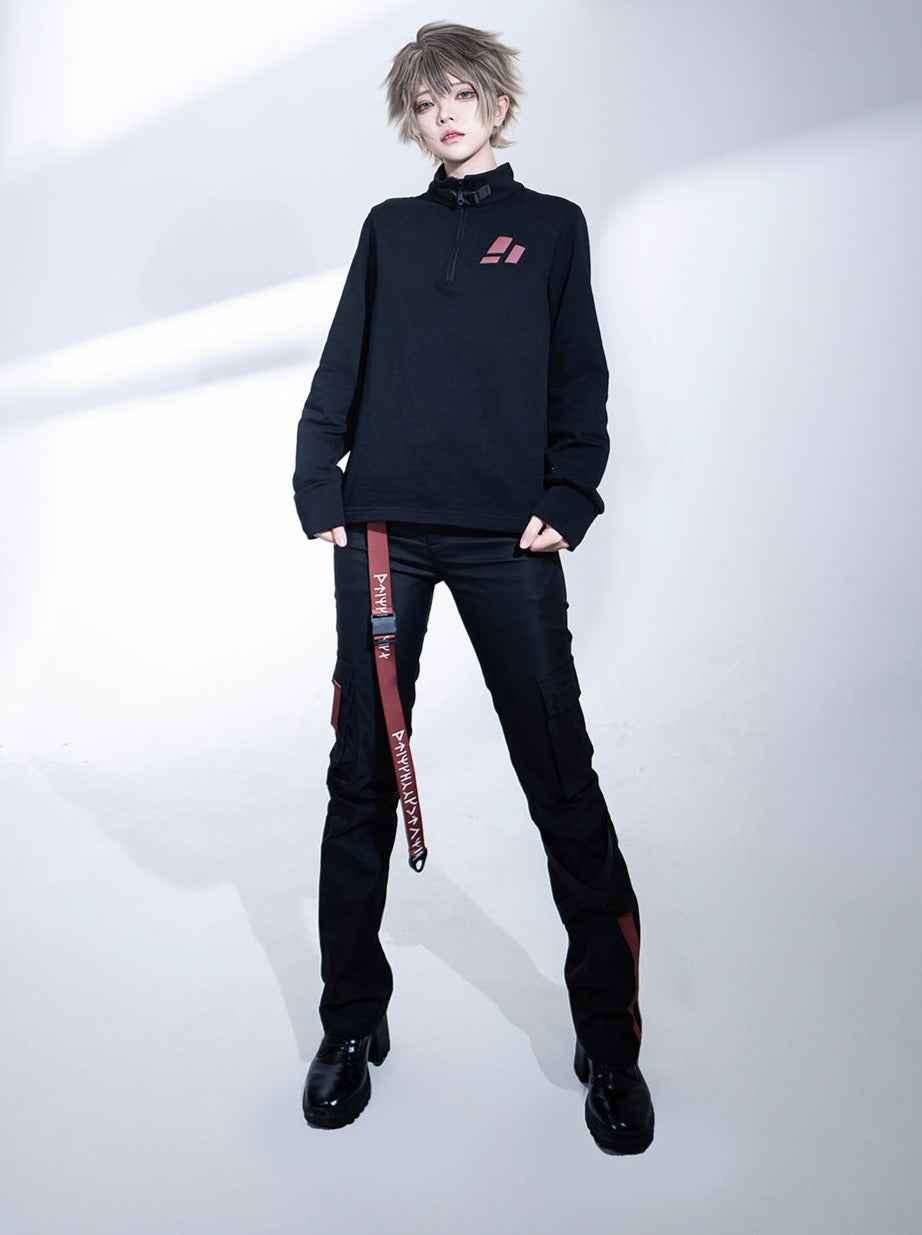 Design Strappy Cool Slim Mode Pants