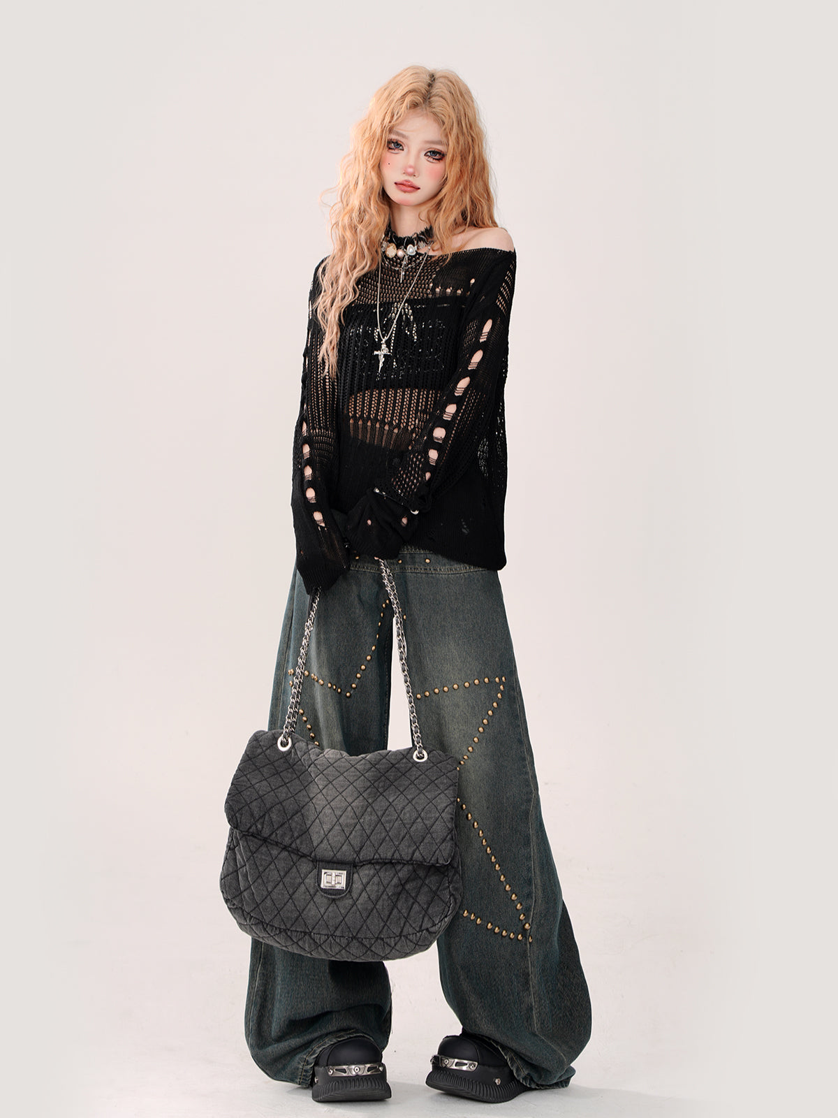 Stir Loose Wide Denim Pants