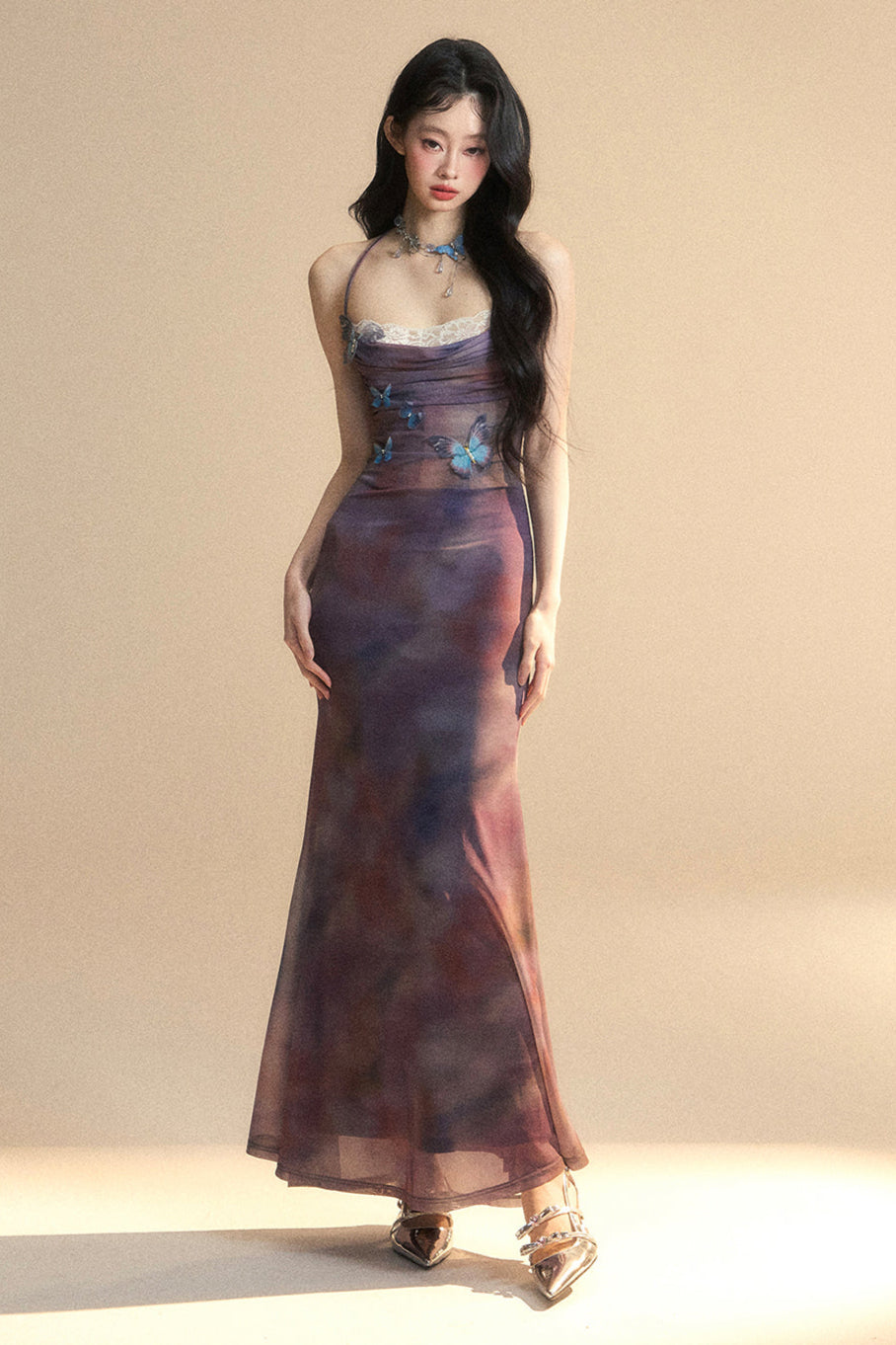 Tight-Style One-Shoulder Lace Dress