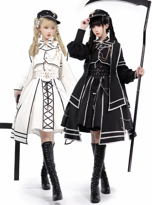 Lolita Army Judgement Uniform Knight Military Set Low