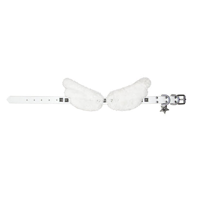 Halsband mit Engelsflügel-Nieten