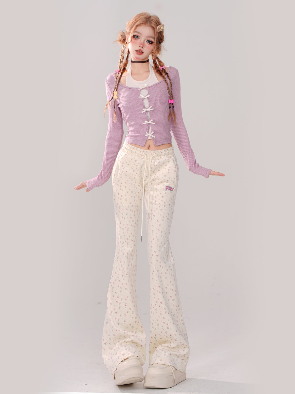 Casual Slim Long Sweet Pants Korean