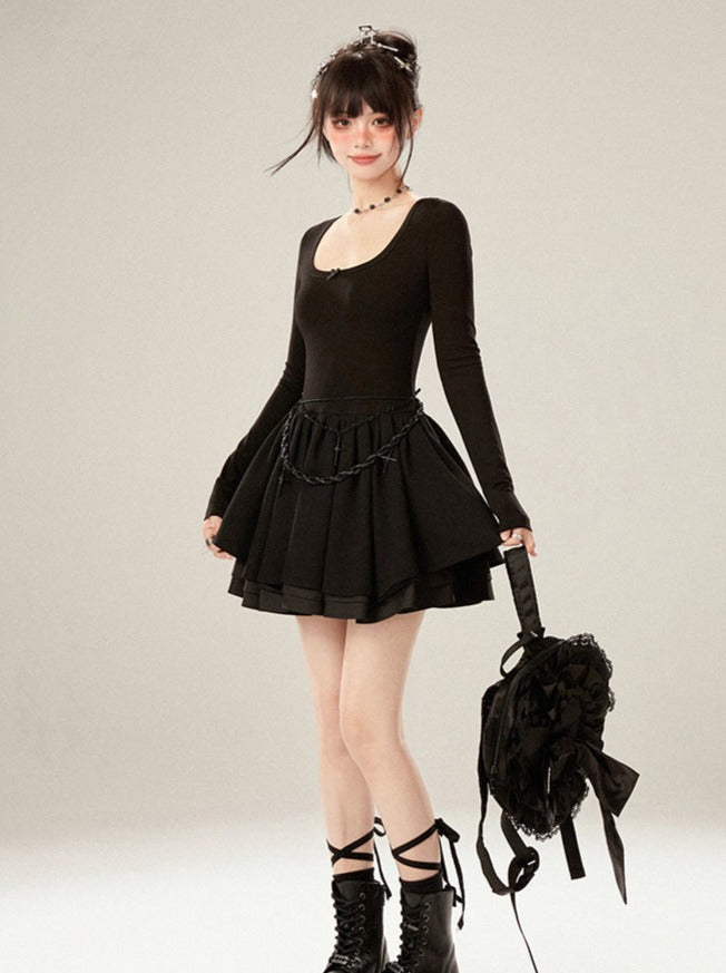 Little French Dress Black