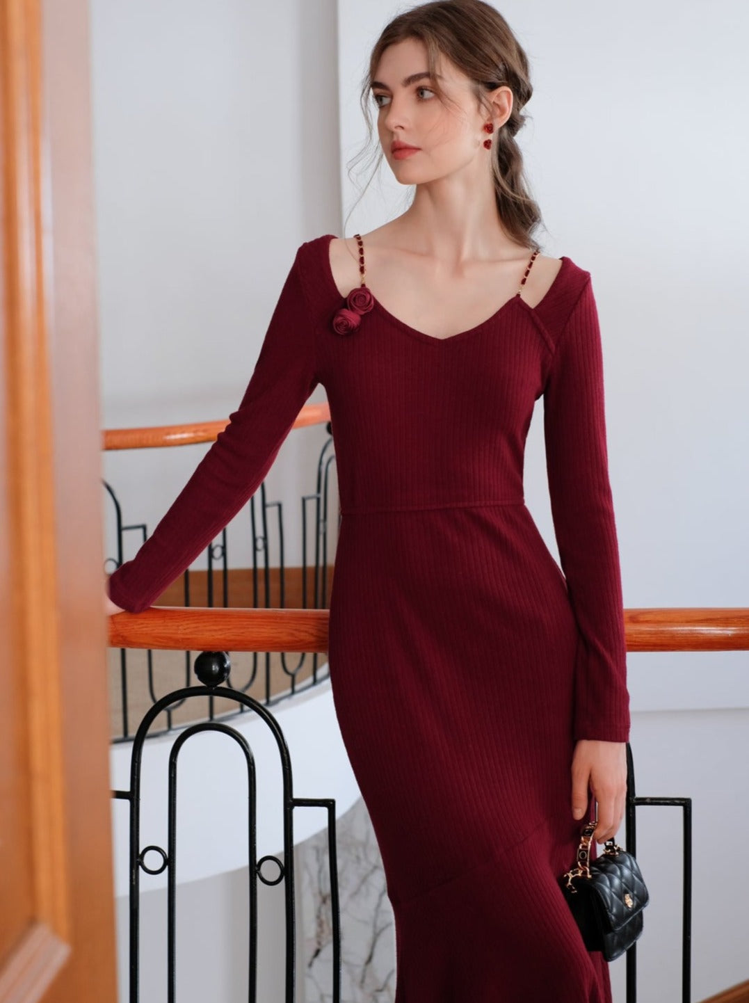 Camisole Rose Rose Flower Queen Dress Cardigan