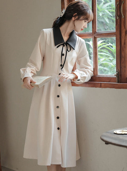 Style Dress French Retro Shirt Girly