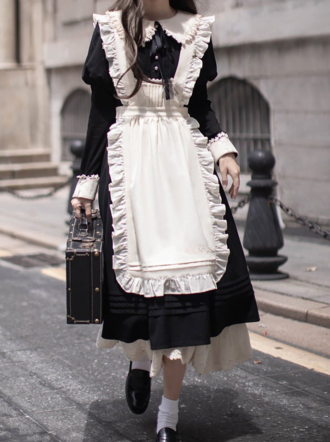Élégante robe Angelina Set Maid Retro