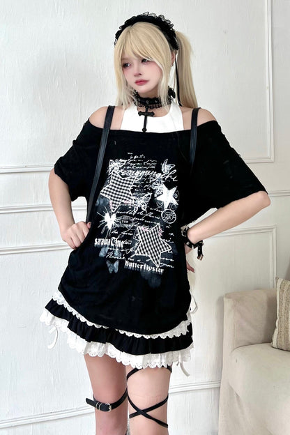 Slash T-Shirt Shoulder