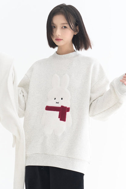 Motif Sweatshirt Rabbit