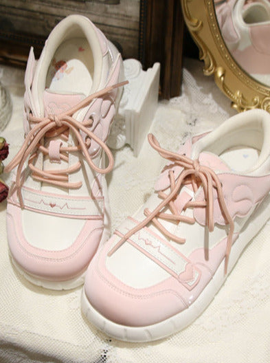 Baskets à lacets Angel Neighborhood Angel Little