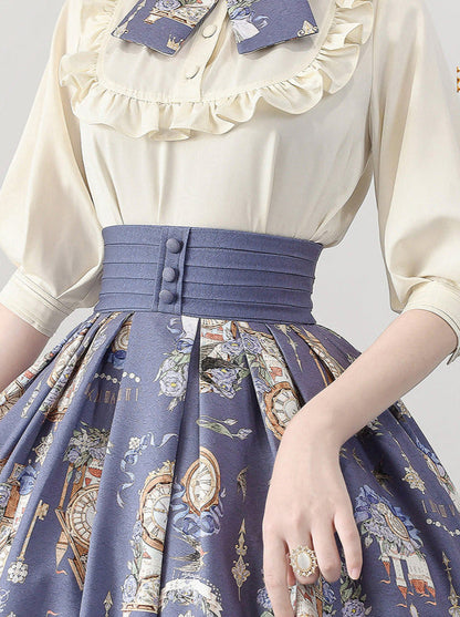 Lolita Echo Daily Echo Setup Suskart Eleegan Trochrasical Print Shirt Eternal