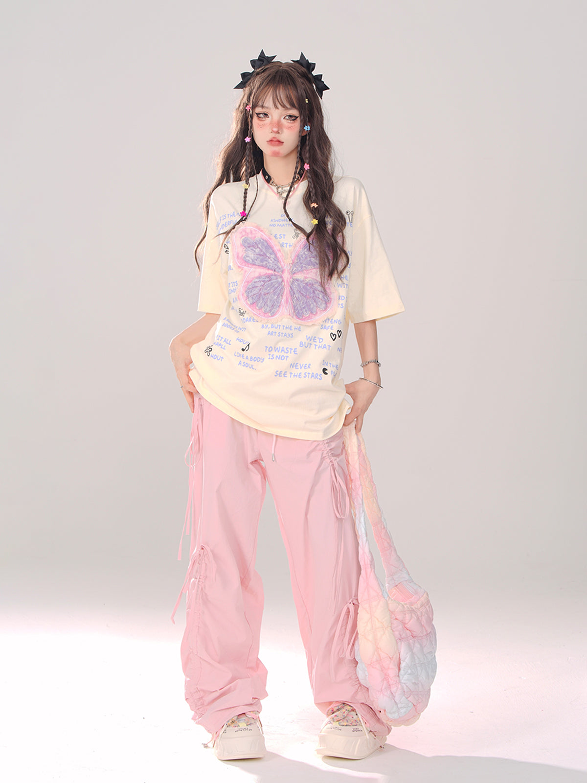 Drawstring Pants Loose Casual