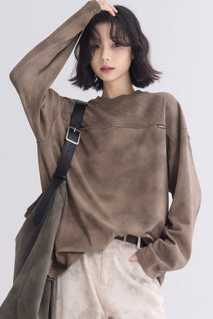 Long Fit Sleeve Loose T-Shirt