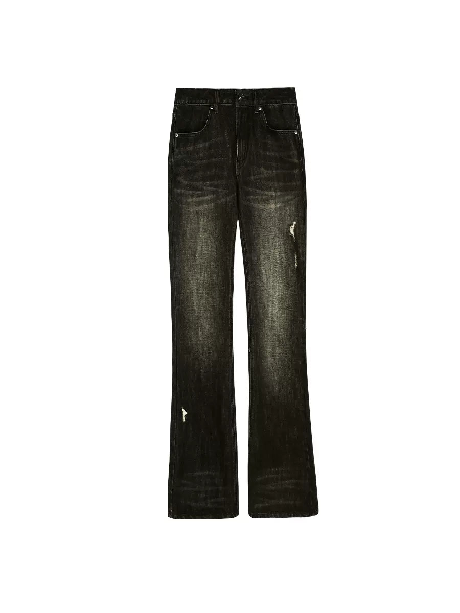 Pants Denim Straight Dark