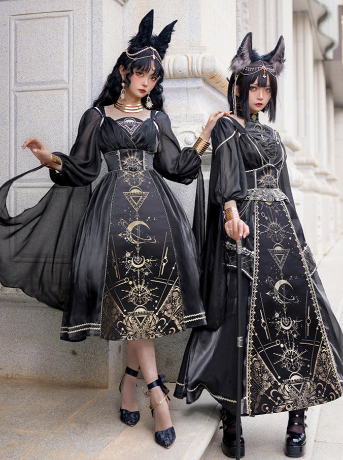 Full Sleeve Model Sheer Short Yarn Dress Shoulder + Sass + Nightmare Horus