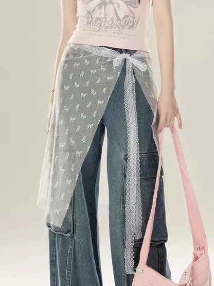 リボンシアーレーススカート