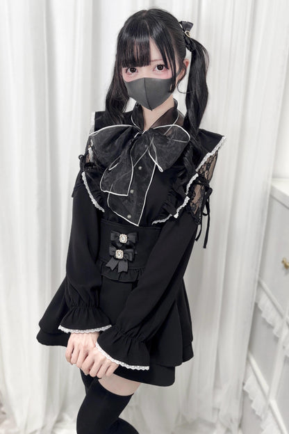 Big blouse mine ribbon