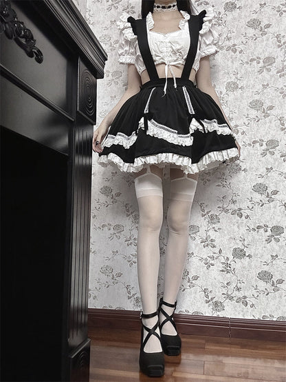 Toe Strap Goth High Elegant Square Teresa's Silk Prayer Heels