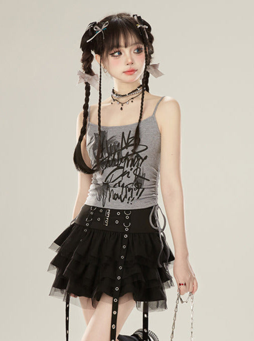 Camisole américaine basse de style string