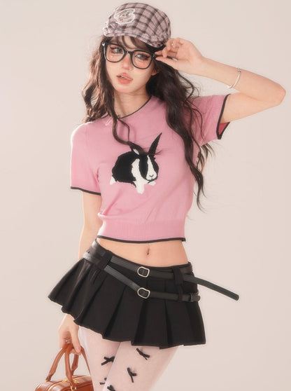 Rabbit Short Bicolor Retro Top