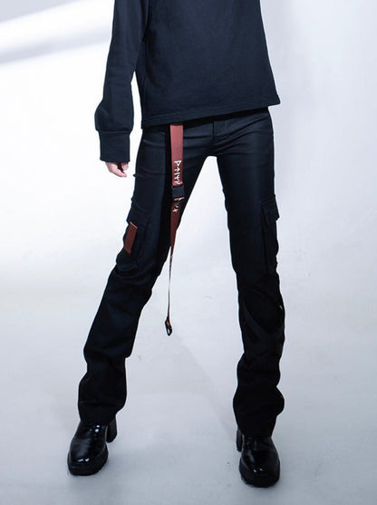 Design Strappy Cool Slim Mode Pants