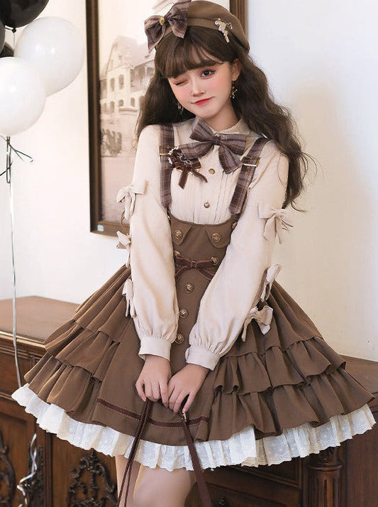 suspender Check trolley tatini treatment skirt