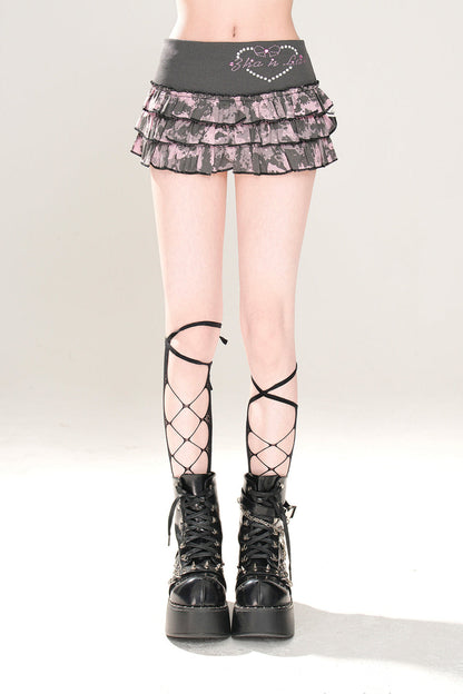 Y2K Rock Spicy Girl Plissee