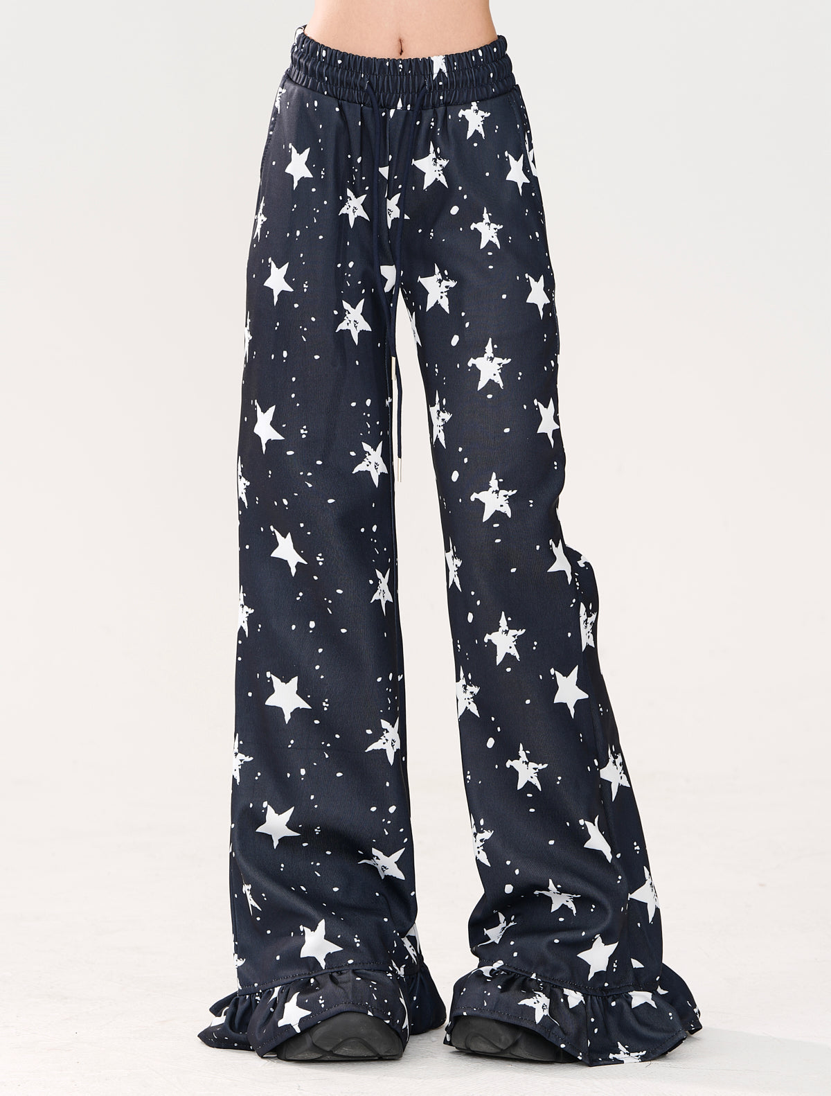 Casual Flared Star Lazy Pants
